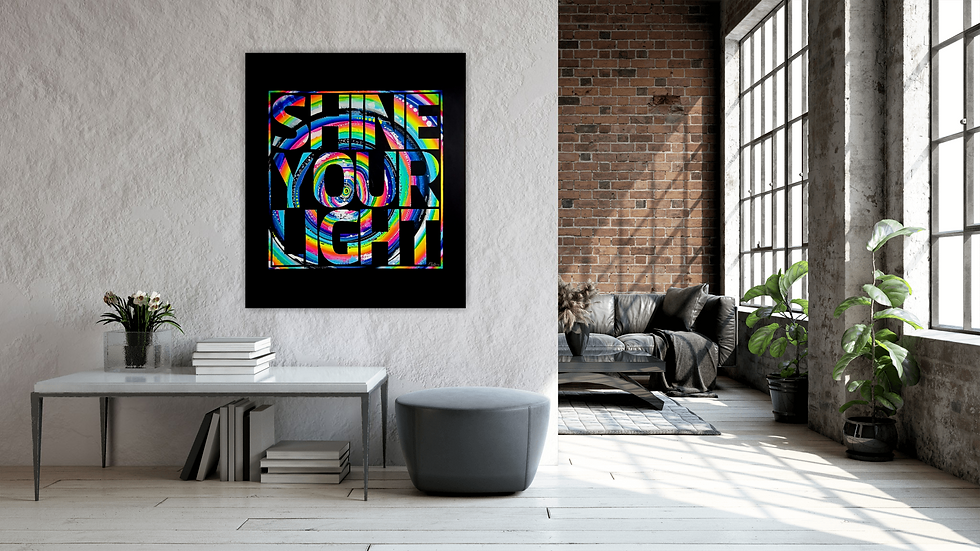 Miniaturbild: SHINE YOUR LIGHT 120x140 cm