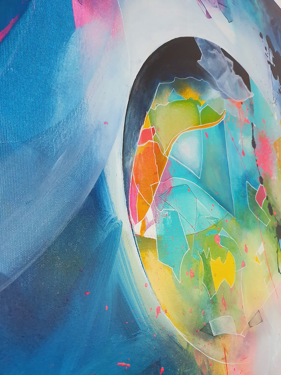 Miniaturbild: NEW EARTH 110x110 cm