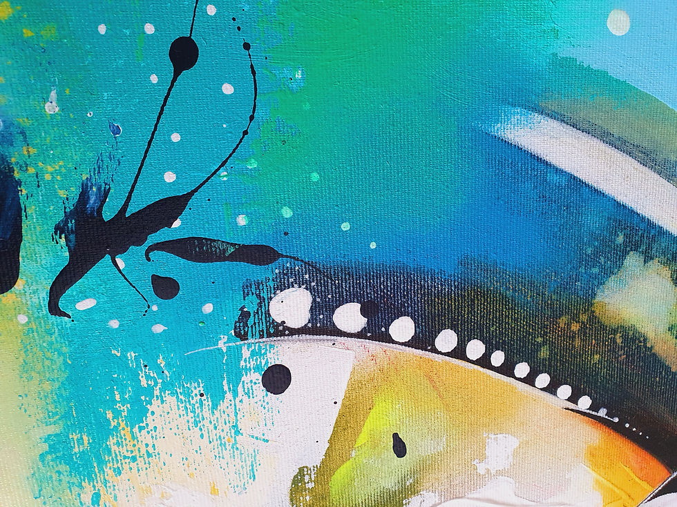 Thumbnail: HAPPY RAVEN 50x50 cm