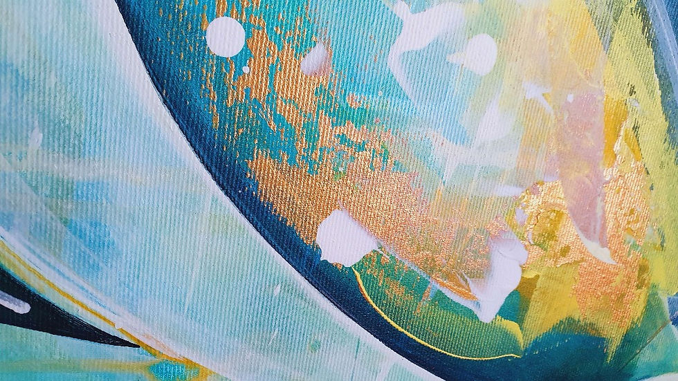 Thumbnail: BE WITH ME AND MYSELF  - 80X130 CM (Goldener Schnitt)