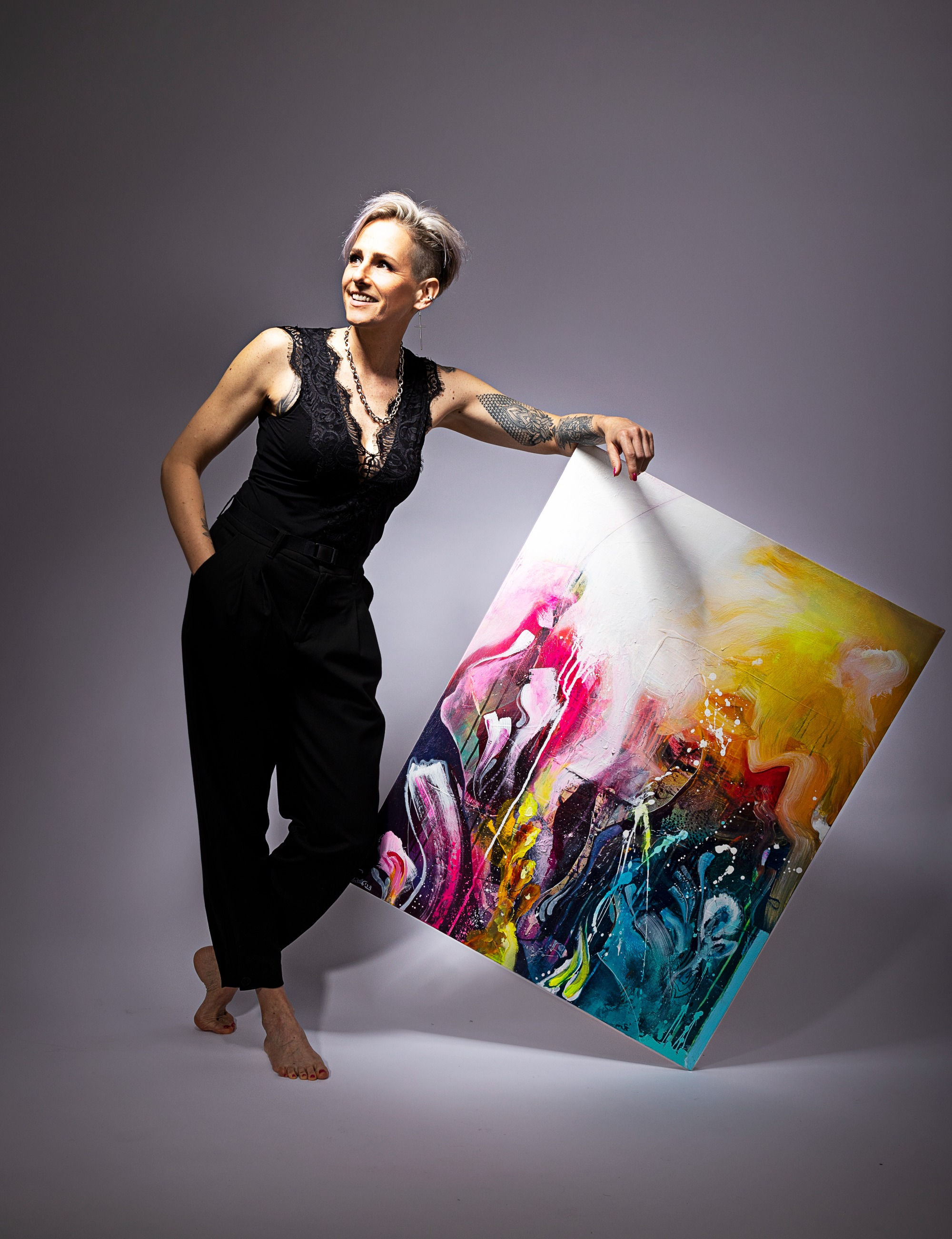 LOVE IS A FERTILE GROUND  80x100 cm