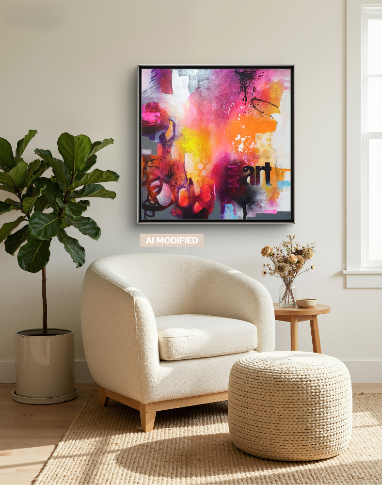 I AM ART - 70X70 CM