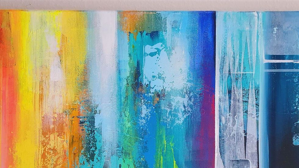 Thumbnail: COLLECTING MOMENTS 40x120 cm - verkauft