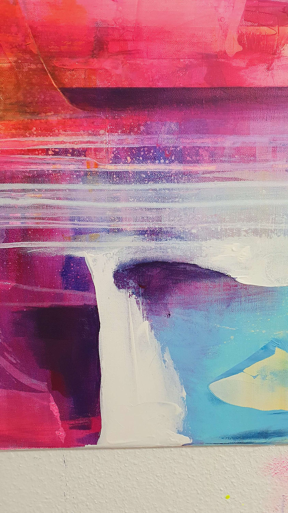 Miniaturbild: ALL WE HAVE IS HERE AND NOW 120X120 cm - verkauft