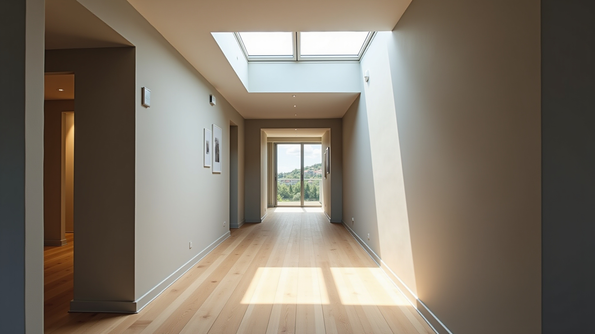 "Modern light space created"