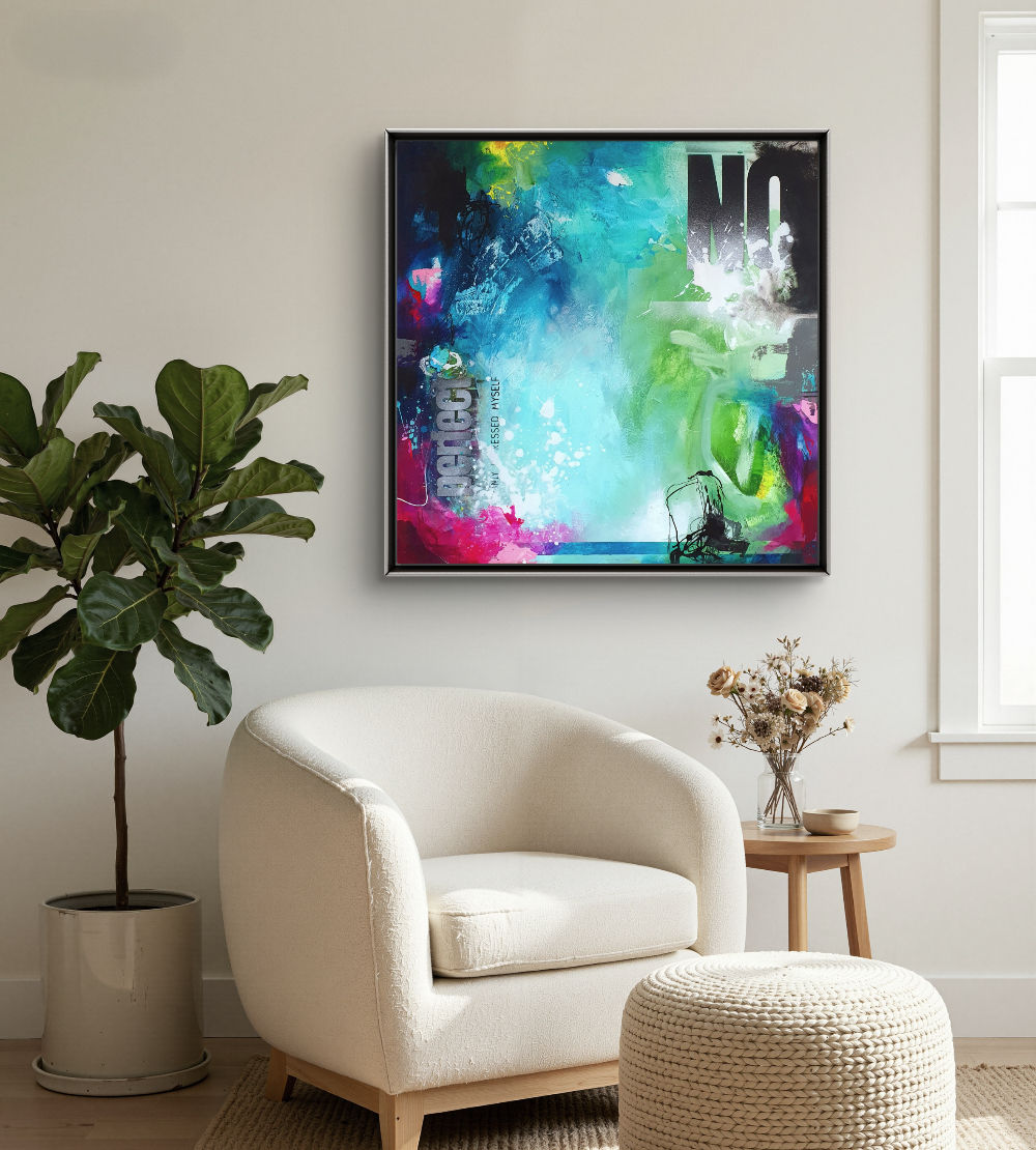 NOT PERFECT - 80x80 cm