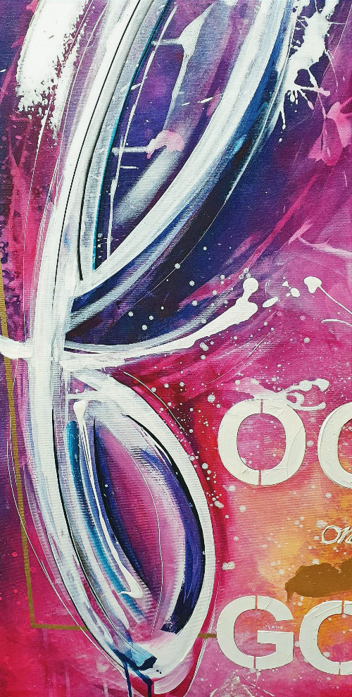 Miniaturbild: FOCUS ON THE GOOD - 100x100 cm