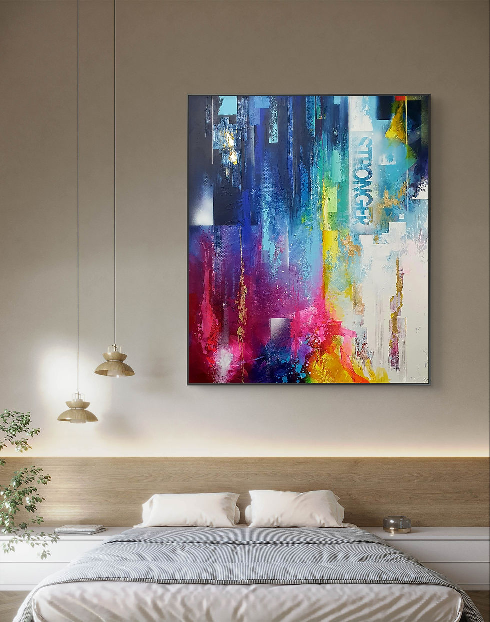 Miniaturbild: LAYERS OF STRENGTH  - 120x100 cm