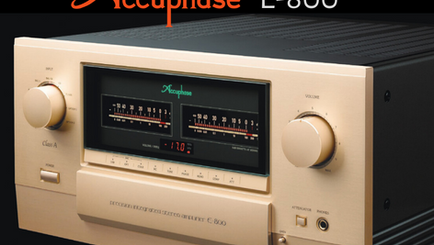 Accuphase E-800 à l'écoute