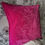 Miniatura: Cuscino in velluto fucsia 50x50