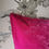 Miniatura: Cuscino in velluto fucsia 50x50