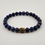 Miniaturbild: Herrenarmband Lapislazuli Blau mit Buddha 