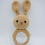 Thumbnail: Crochet Bunny Rattle (Milk, Beige, Cappuccino or Sand)