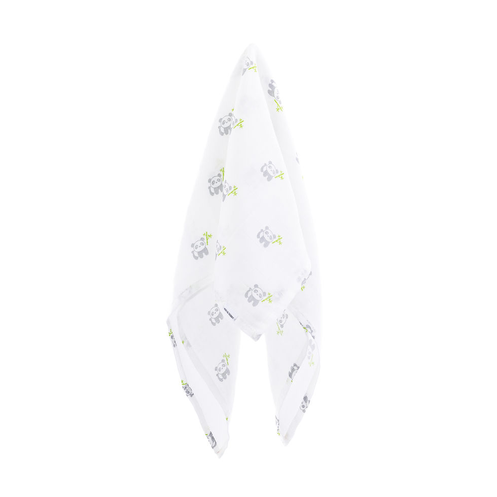 Thumbnail: Bamboo Cotton Muslin Swaddle Blankets (pack of 2)