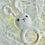Thumbnail: Crochet Bunny Rattle (Milk or Beige)-Newborn Gifts Singapore