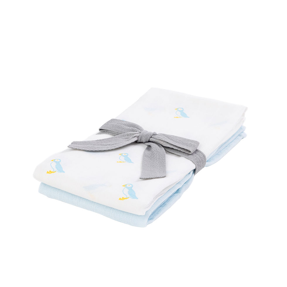 Thumbnail: Bamboo Cotton Muslin Swaddle Blankets (pack of 2)