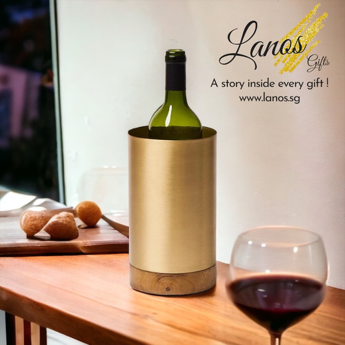 Elegant Brass Wine Chiller Lanos