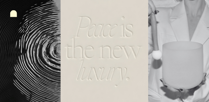 Peace is the new luxury. Ein Geschenk von Tamara Hibler.