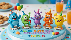 Monster Party - Kindergeburtstag Torte!
