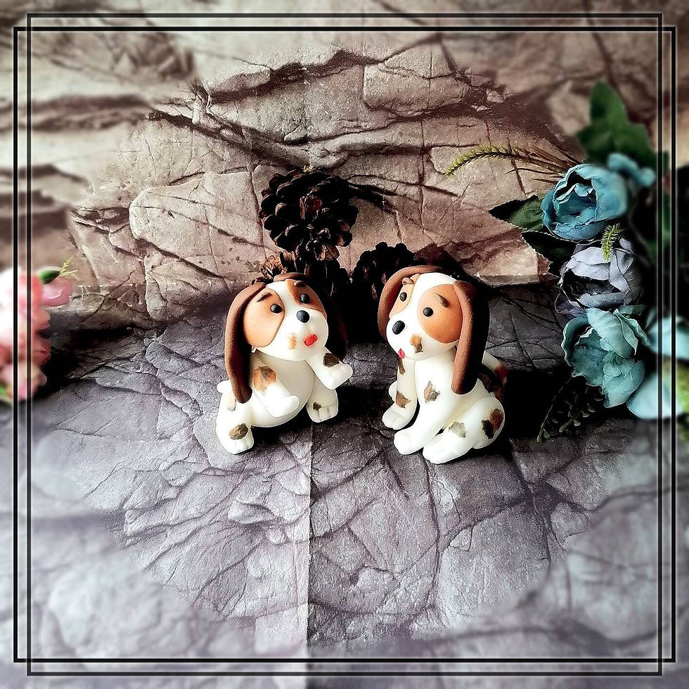 Miniaturbild: Hund Tortenfigur aus Fondant, TortenDekor