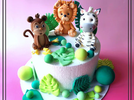 Kreative Tortendeko leicht gemacht: Safari Tortenfiguren aus Fondant