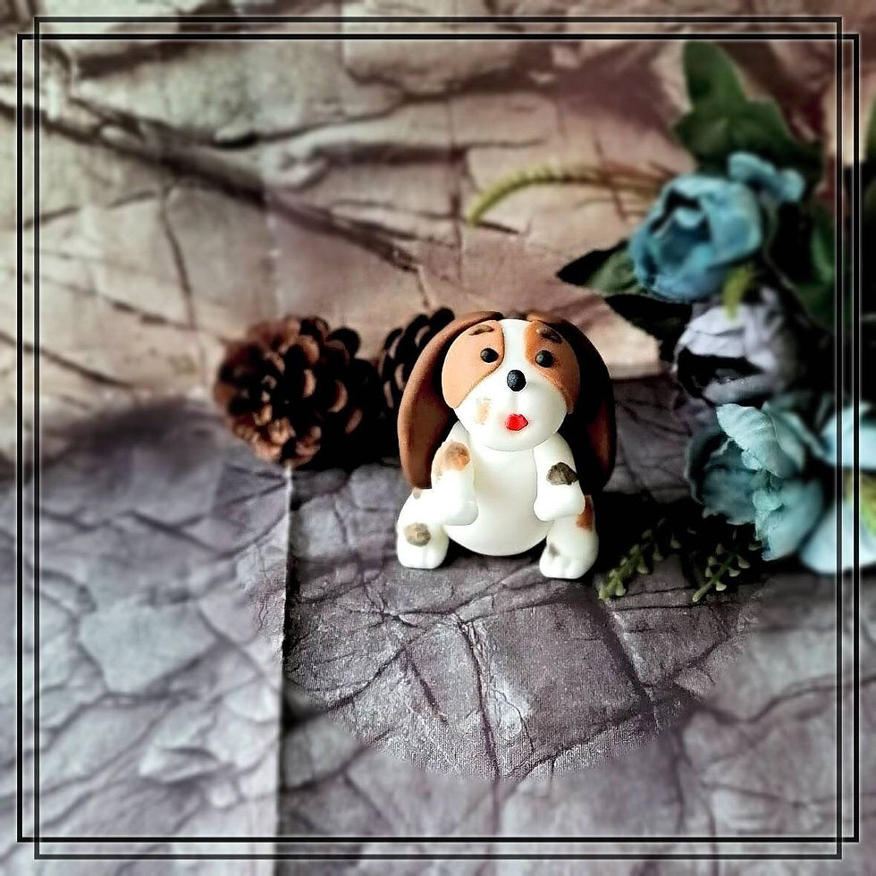 Miniaturbild: Hund Tortenfigur aus Fondant, TortenDekor