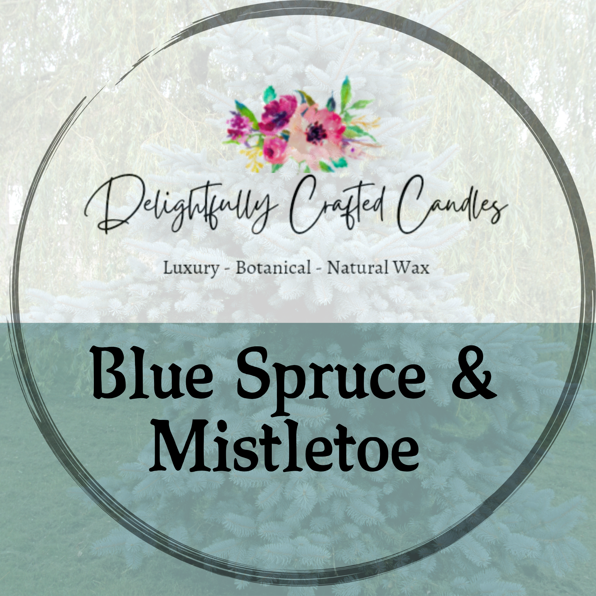 Blue Spruce & Mistletoe Wax Melt Snapbar 
