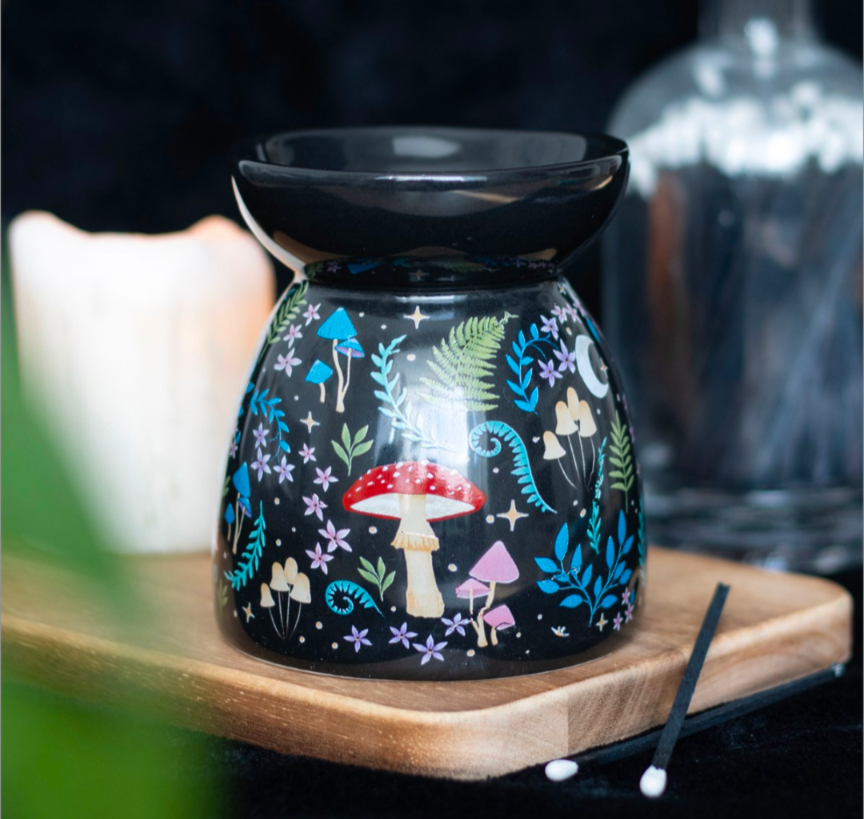 Dark Forest Print Wax Burner 