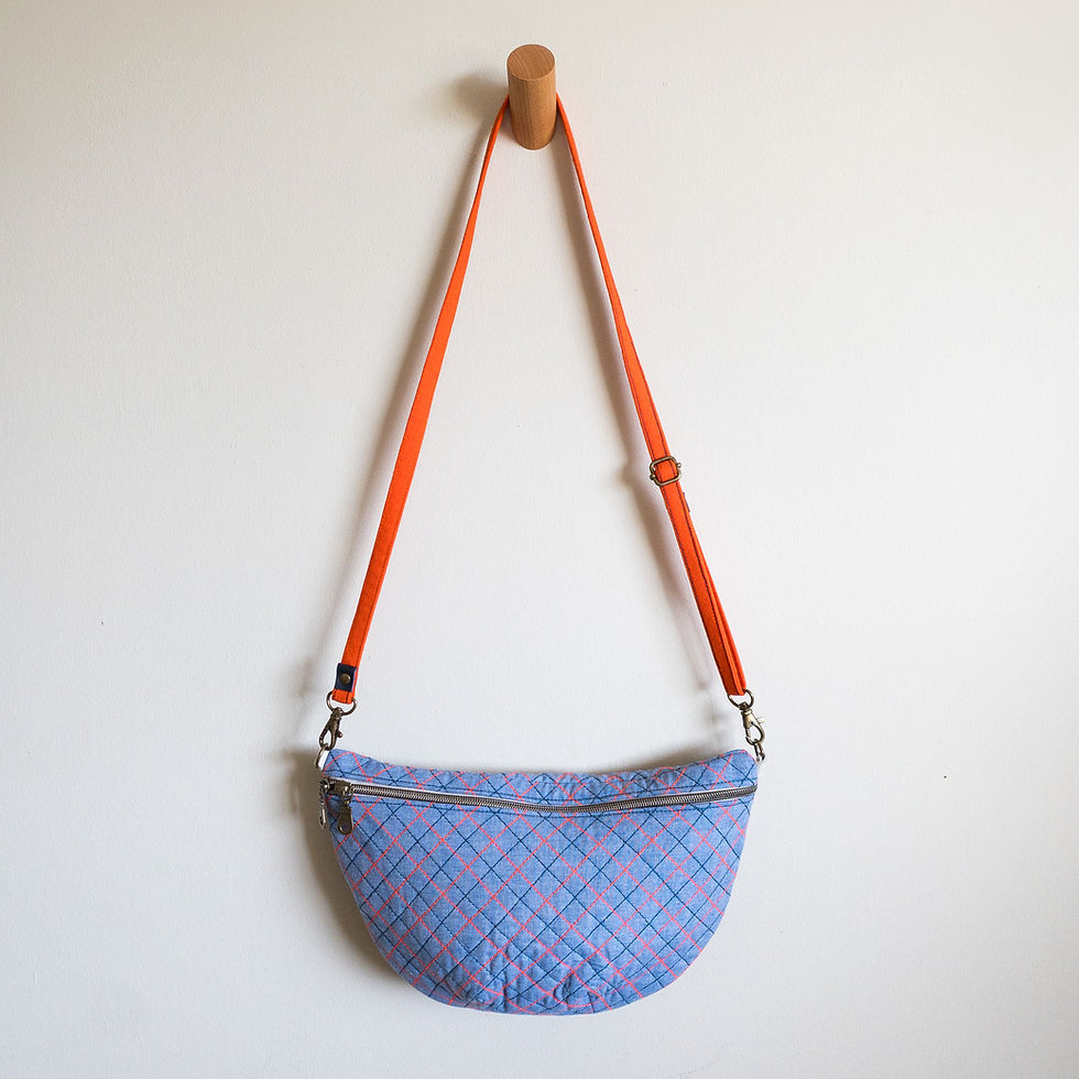 Thumbnail: Delight Sling Bag: Chambray