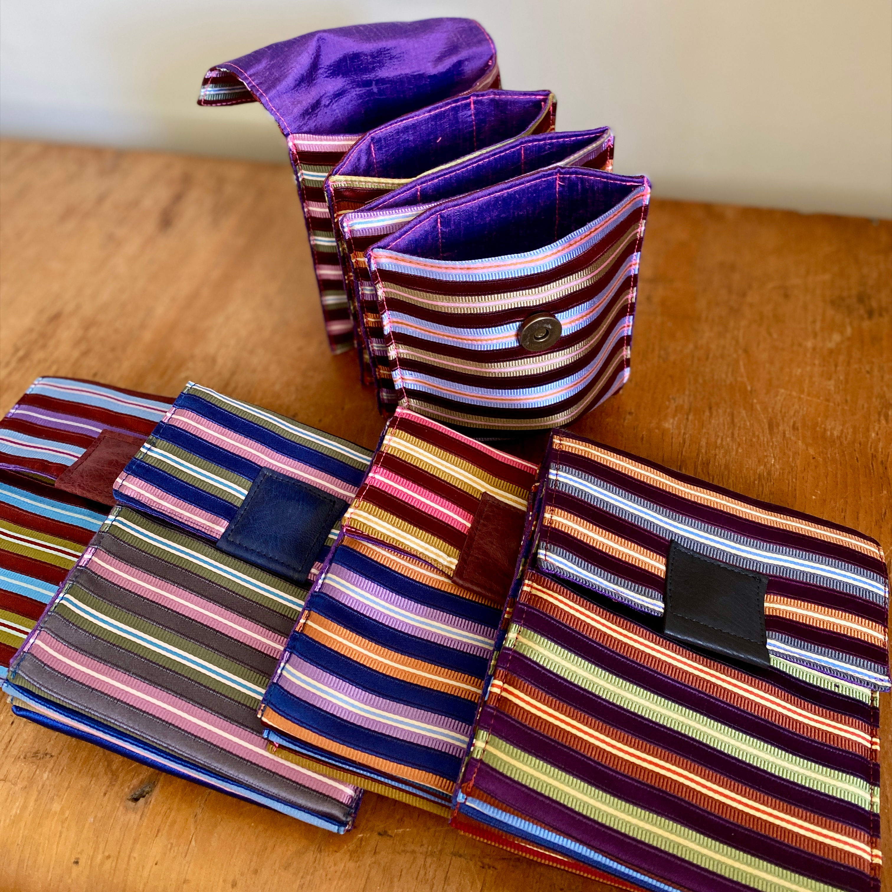 Silk Accordion Pouch