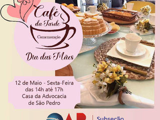 Café da Tarde em Comemoração ao Dia das Mães
