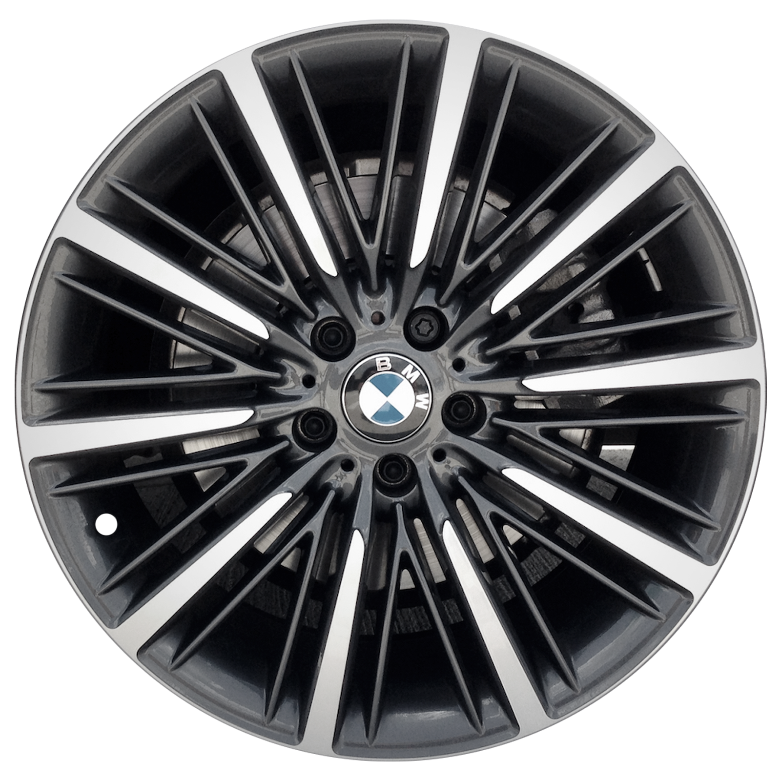 20" 2016-2019 BMW 640i 650i Machined Charcoal Front Wheel 86184 Style 616