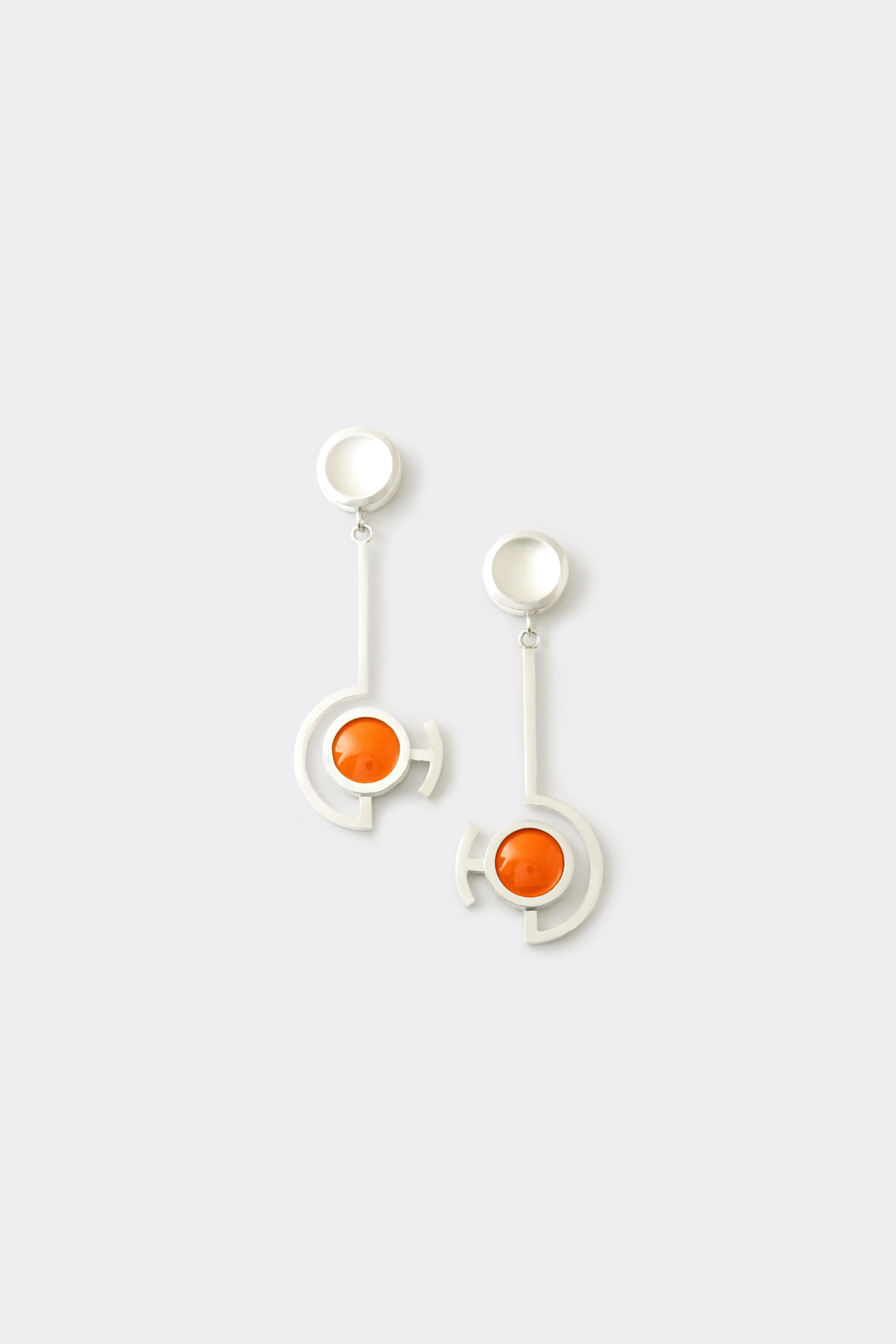 Seasons Change Compass Earring-Pumpkin