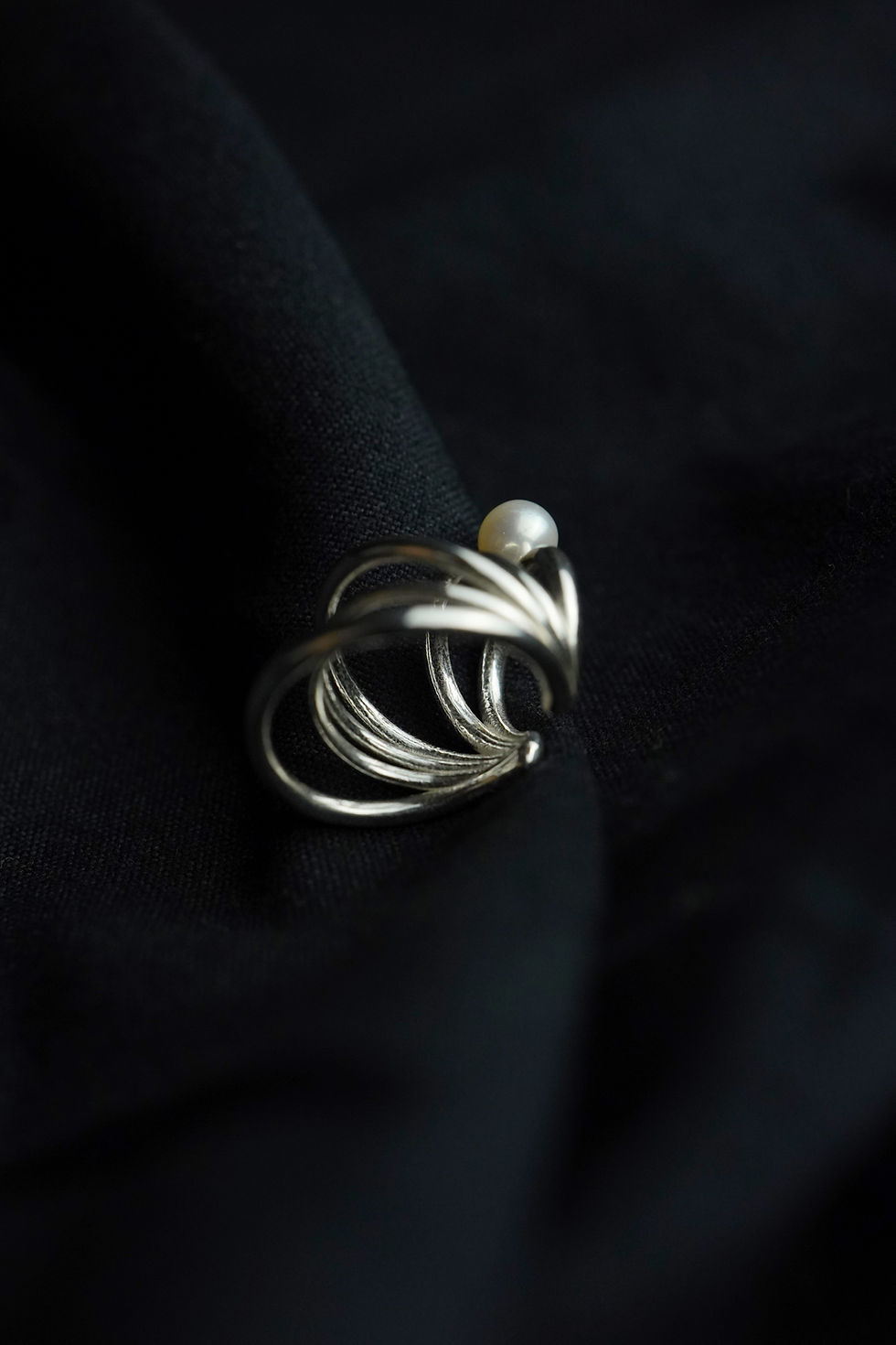 Thumbnail: Butterfly Silver Ear Cuff
