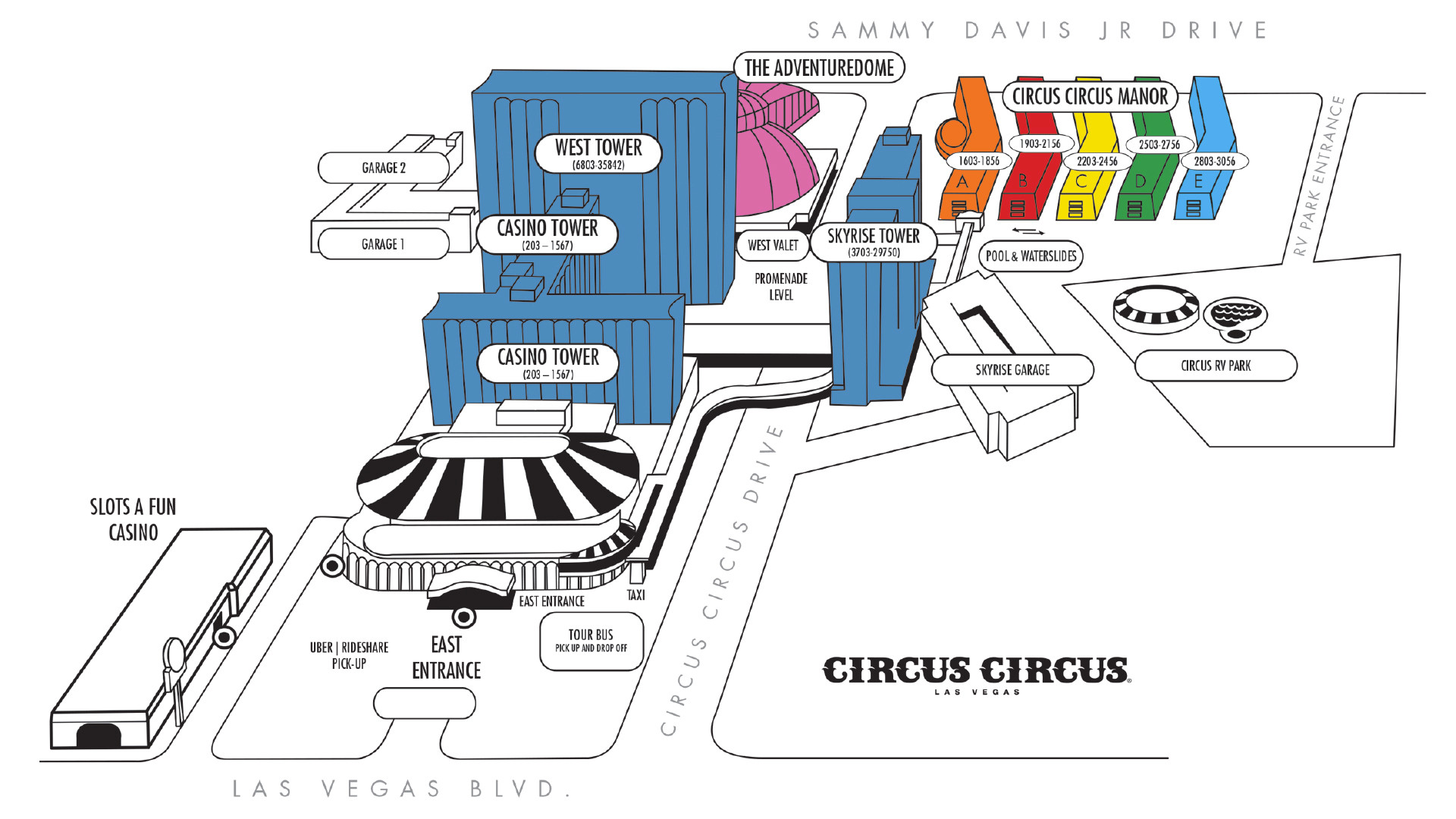 Circus Circus Map 2026 Family Fun Budget Tips Getawayk Circus Circus Hotel Las Vegas Printable Pdf Map 2026