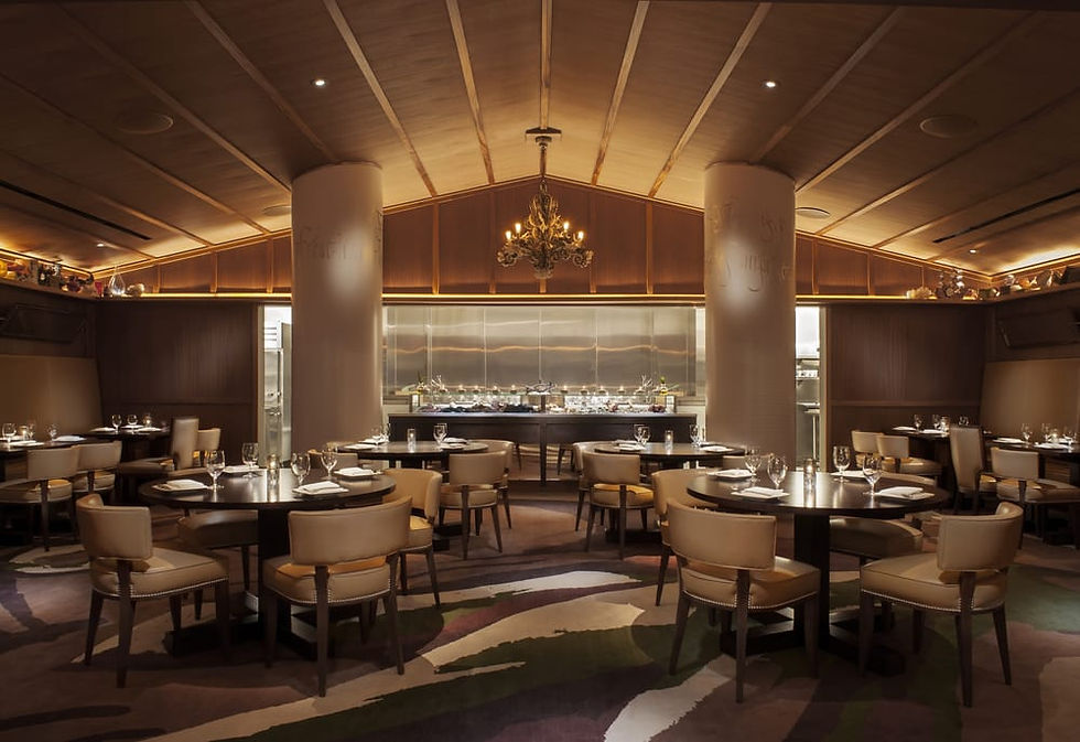 Decadent steakhouse at SAHARA Las Vegas, celebrated for its avant-garde menu and carnivore-friendly culinary theater.