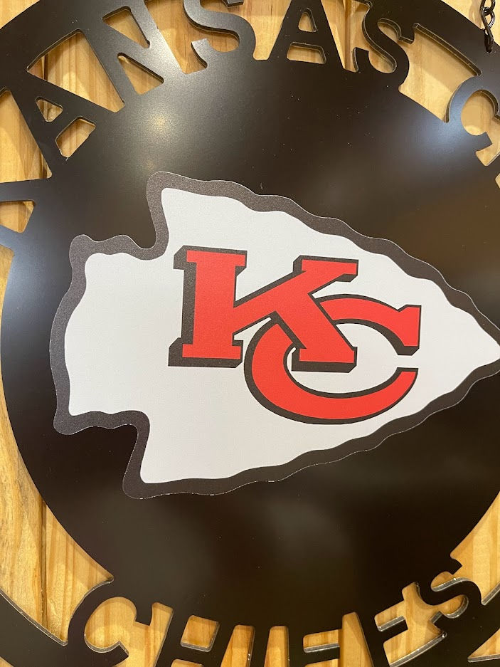 Thumbnail: Kansas City Chiefs Sign - Customize Team Logo and Wording - PK17KCBox