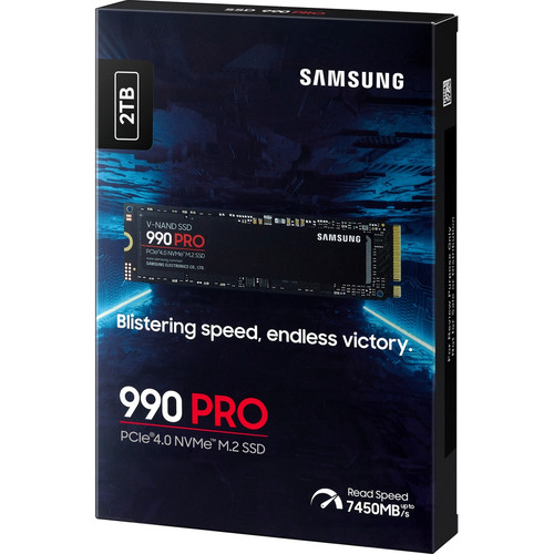 SAMSUNG 990 PRO 2TB, SSD (PCIe x4, NVMe 2, 2280, internal
