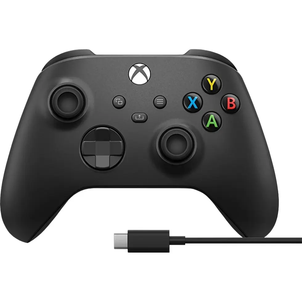 Thumbnail: Microsoft Xbox Wireless Controller, Gamepad (black,incl. USB-C cable)