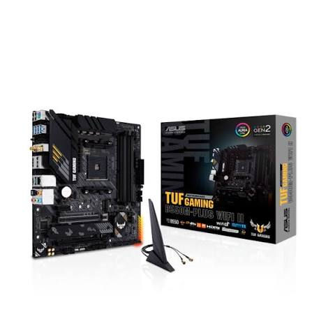 ASUS TUF GAMING B550M-PLUS (WI-FI II) (AMD,AM4,DDR4,ATX)