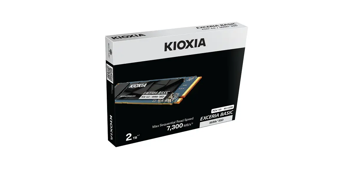 Kioxia SSD 1TB Exceria Basic M.2 (2280) PCIe 4.0 x4 NVMe