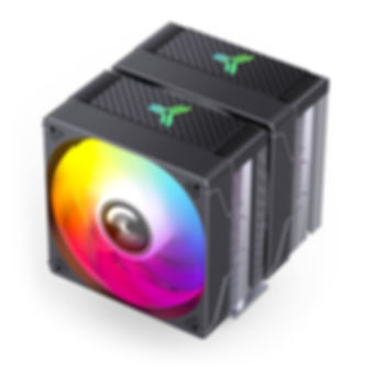 Jonsbo CR-3000E CPU Cooler, Dual-Tower, RGB, 260W TDP - Black, 120mm