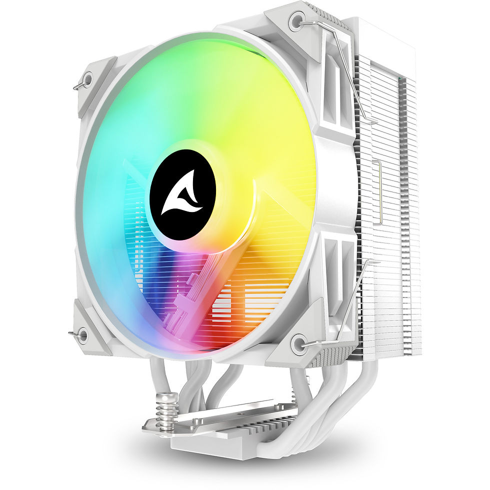 Thumbnail: Sharkoon A50 RGB, CPU cooler (white, 120 mm)