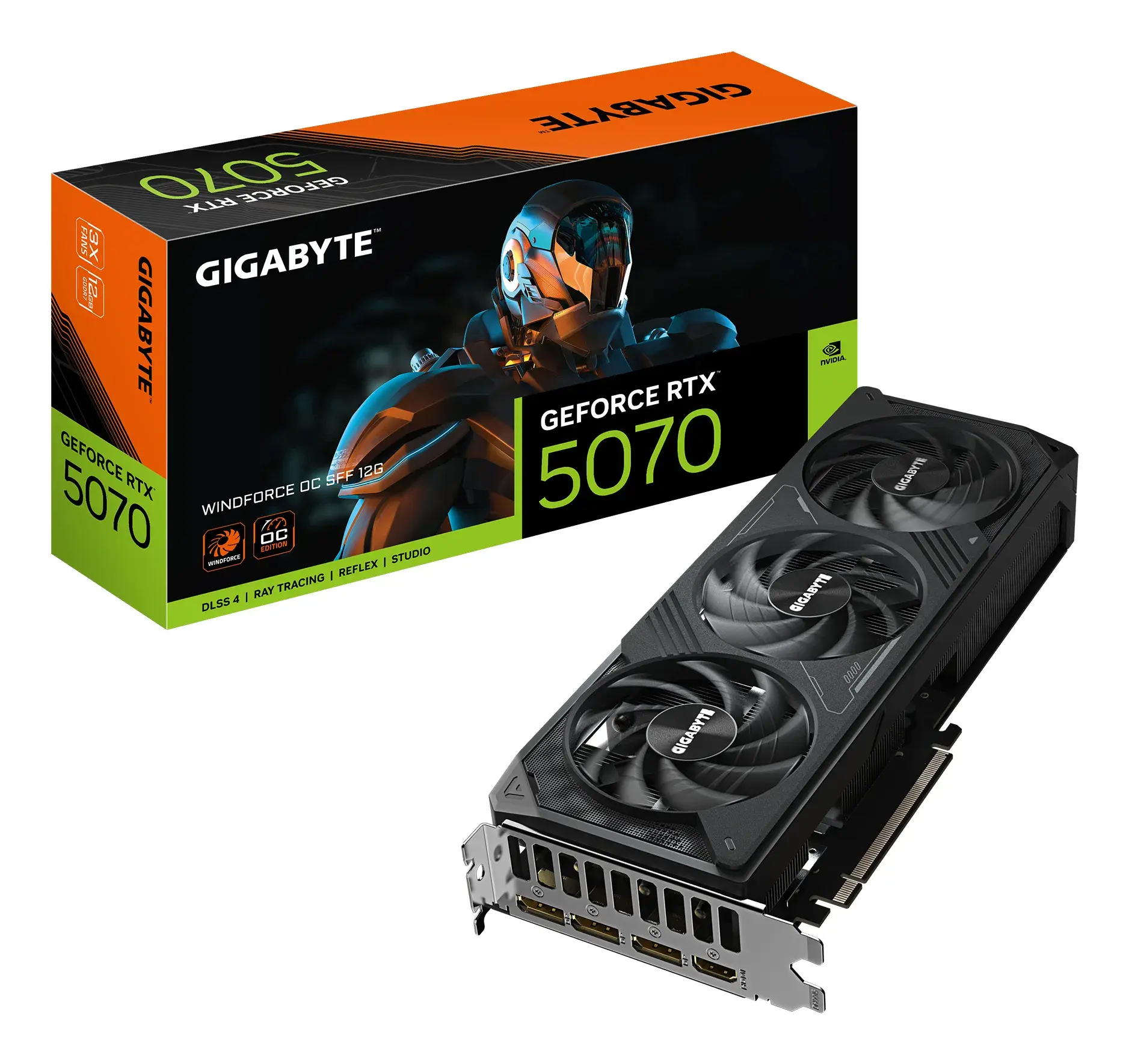 Gigabyte RTX 5070 Windforce OC 12GB GDDR7 HDMI 3xDP