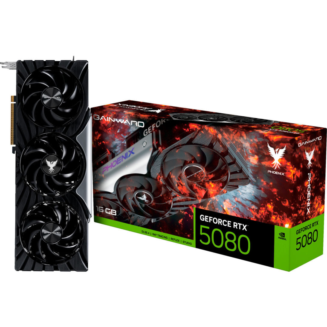 Gainward GeForce RTX 5080 Phoenix V1 (DLSS 4, 3x DisplayPort, 1x HDMI 2.1)