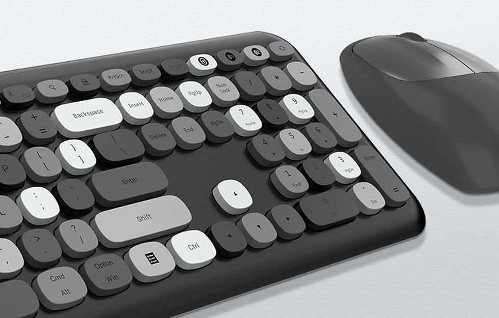 Thumbnail: MOFII 666 Wireless keyboard + mouse set 2.4G (Black)