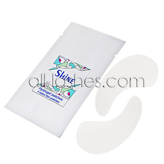 "Shine" hydrogel patches, one pair
