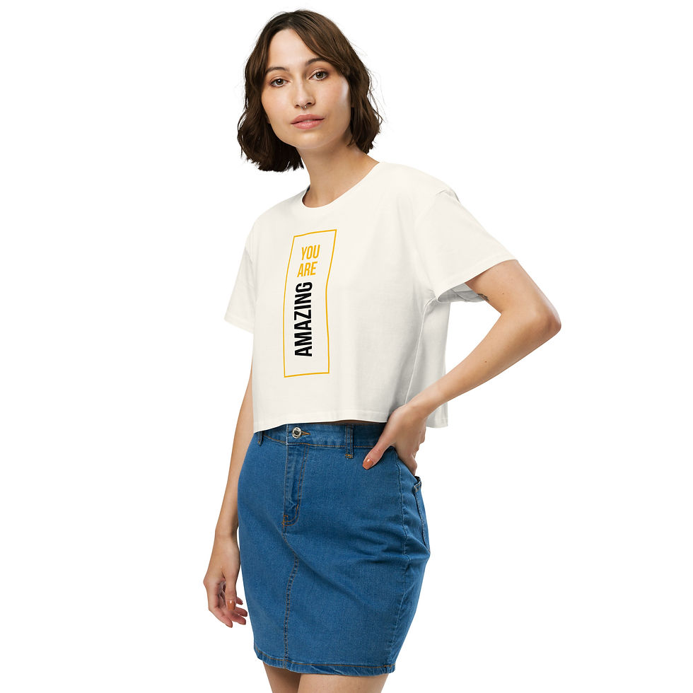 Thumbnail: You Are Amazing Crop Tee