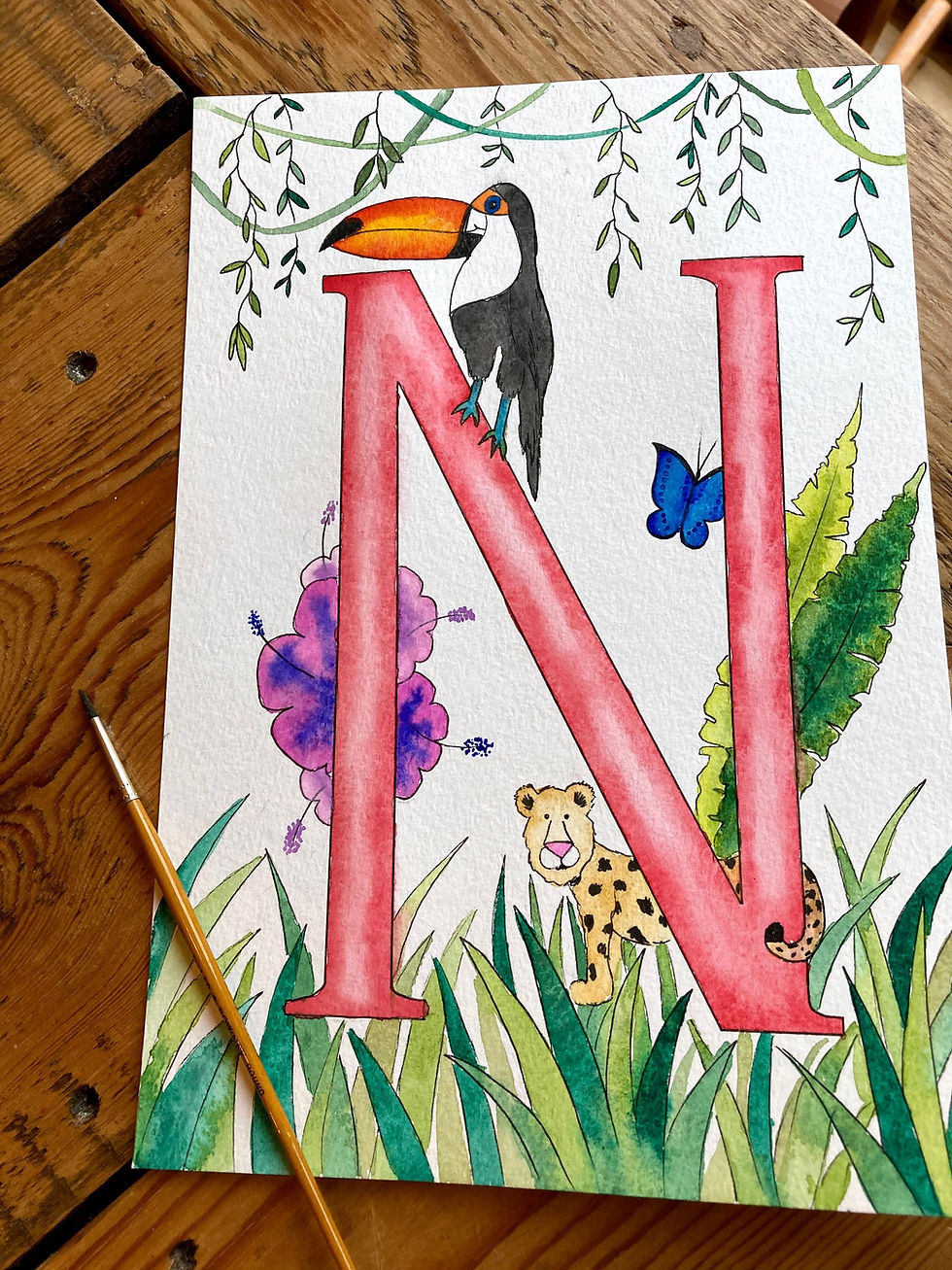 Thumbnail: Baby Name Signs and Cards