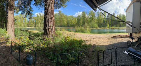 Right up against the river-fed pond, This site is set to enjoy their private beach on the waterfront with an incredible view.
